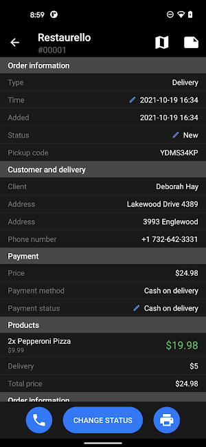 Restaurello Screenshot 2