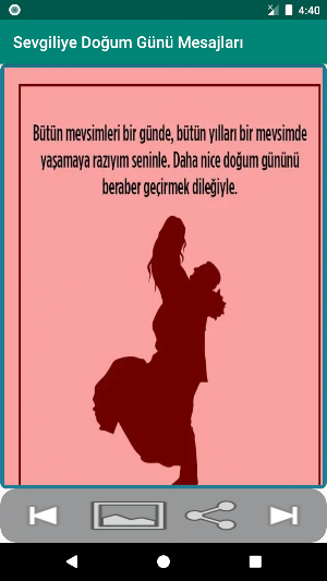 Sevgiliye Doğum Günü Mesajları Screenshot 3