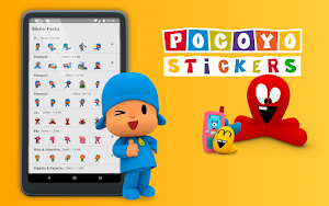 Pocoyo Stickers: Pegatinas para Whatsapp Screenshot 0