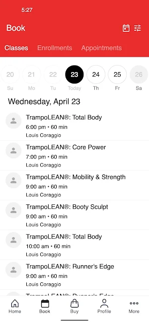 TrampoLEAN Screenshot 1