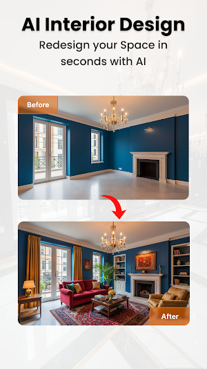 Home Interior Design AI App Screenshot 1