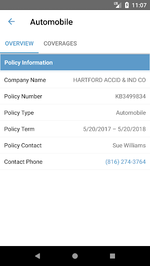 Alcorn Insurance Mobile Screenshot 1