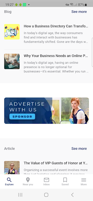 My Business Directory Screenshot 1