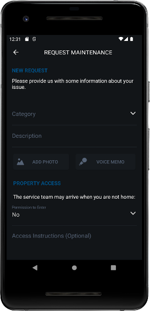 JMC Resident App Screenshot 2