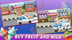 Ice Cream Dessert Factory: Ice Popsicle Game Screenshot 1