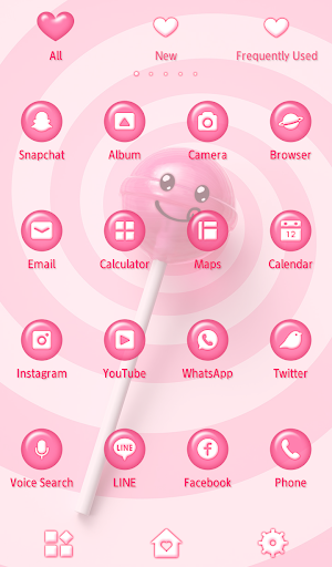 Magical Candy Theme +HOME Screenshot 2
