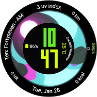 Space HUD Animated Watch Face