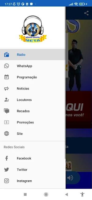 Rádio Gospel Meta Screenshot 1