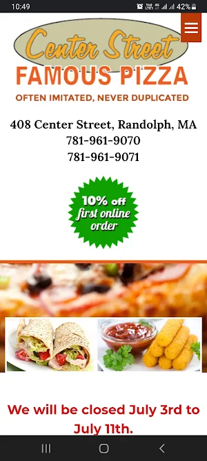 Famous Pizza Screenshot 1