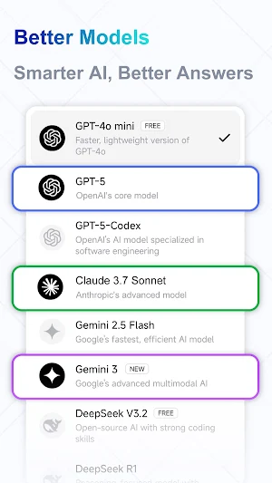 Instaius: All-in-One AI Chat Screenshot 1