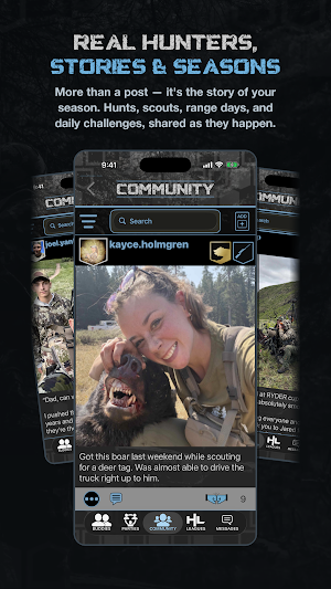 HuntLeague: Hunting Log & Maps Screenshot 1