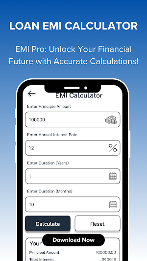 Loan EMI Calculator Screenshot 1