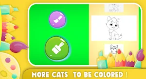 Cute Cats Coloring Game Screenshot 3
