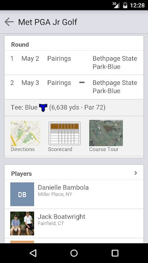 Met PGA Junior Golf Screenshot 1