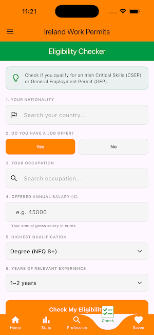 WorkPermit Lens Screenshot 1