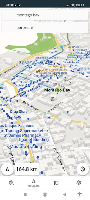 Jamaica Offline Map Screenshot 1