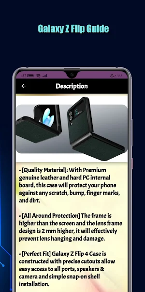 Galaxy Z Flip Guide Screenshot 2