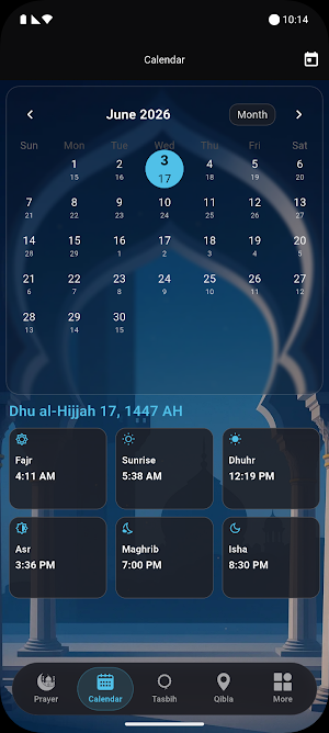 Makkah Adhan: Prayer Times Screenshot 1