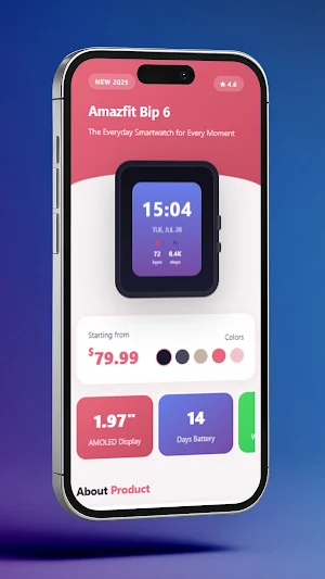 Amazfit Bip 6 App Guide Screenshot 0