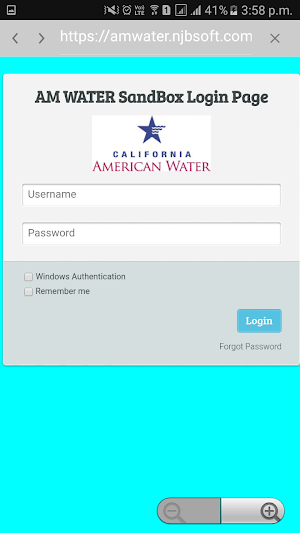 AMWater Field Data Collection Screenshot 1