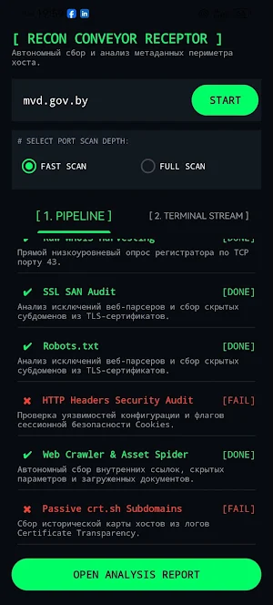 NetProbe: Net Recon & OSINT Screenshot 1