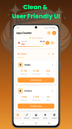 Naam Jap Counter - Offline Screenshot 1