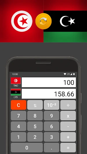 Libyan Dinar / Tunisian Dinar Screenshot 1