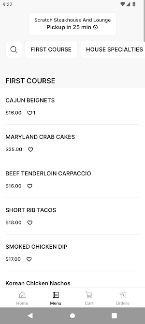 Scratch Steakhouse And Lounge Screenshot 1