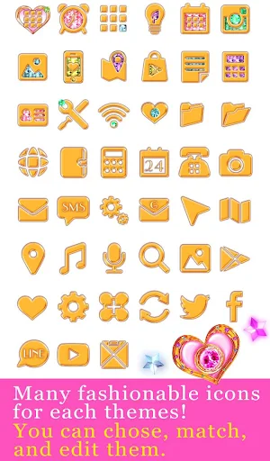 Cute Theme-Magical Heart- Screenshot 3