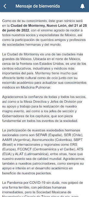 Congreso SMNyCT Screenshot 1