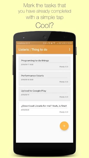 Listaris, to-do list Screenshot 1