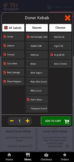 O Yes Kebab House Penygraig Screenshot 1