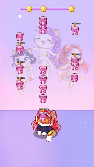 Kpop Rhythm Cat - Music Game Screenshot 3