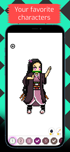 Color By Number: Demon Player Screenshot 2