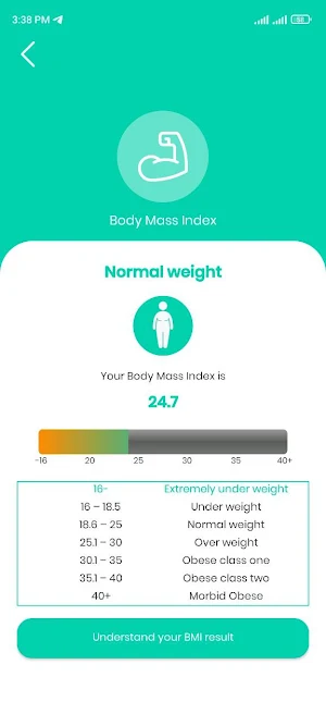Health Calculator BMI fitness Screenshot 3