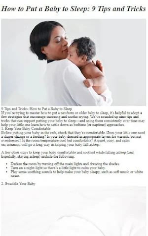 Baby Sleeping Guide Screenshot 3
