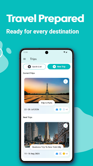 Packr - Travel Packing List Screenshot 2