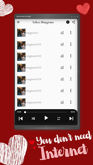 Romantic rain ringtone screenshot 3