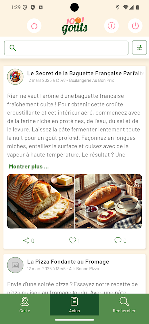 1001Goûts Screenshot 2