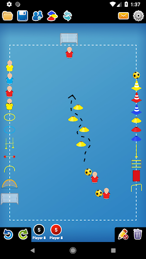 Coach Tactic Board: Futsal Screenshot 1