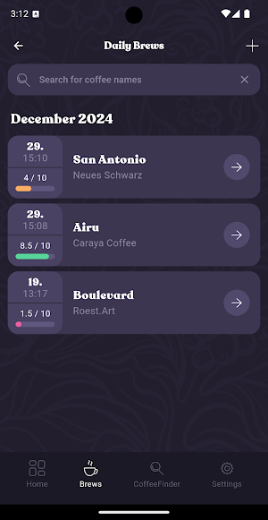Coffeeplan Screenshot 1