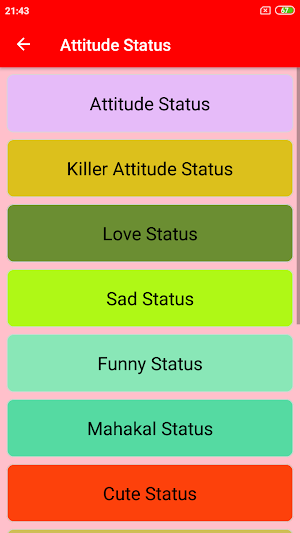 Attitude Status and shayari Screenshot 3