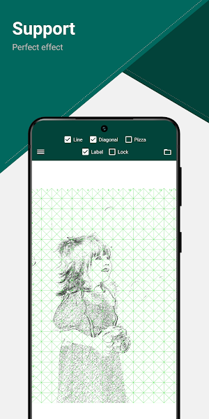 Drawing grid for the artist Screenshot 1