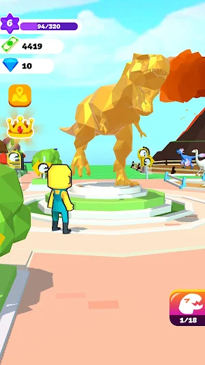 Dino Tycoon - 3D Building Game Screenshot 3