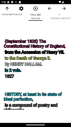 Book: Critical and Historical Screenshot 1