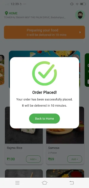 Zing - 10 Minute Food Delivery Screenshot 2
