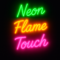 Neon Flame Touch