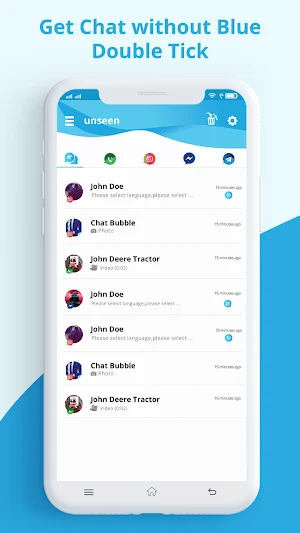 Unseen - View Deleted Messages Screenshot 0