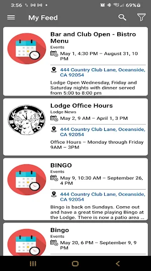 Augusta Elks Screenshot 2