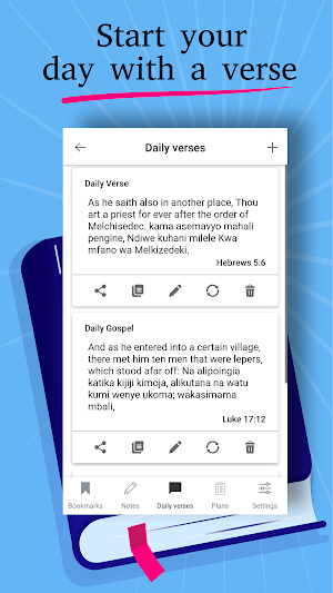 English Swahili Bible Takatifu Screenshot 1